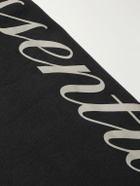 FEAR OF GOD ESSENTIALS - Logo-Print Cotton-Jersey Sweatpants - Black