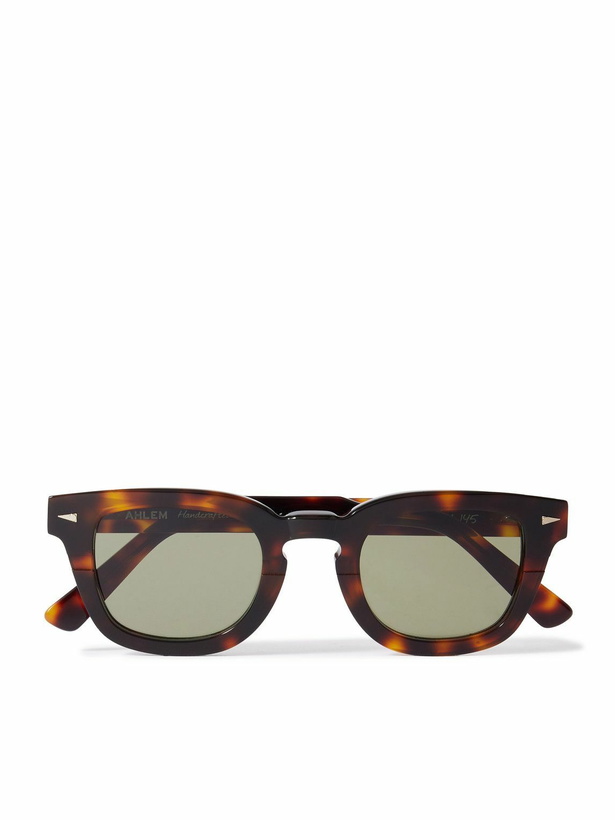 Photo: AHLEM - Champ De Mars Square-Frame Tortoiseshell Acetate Sunglasses