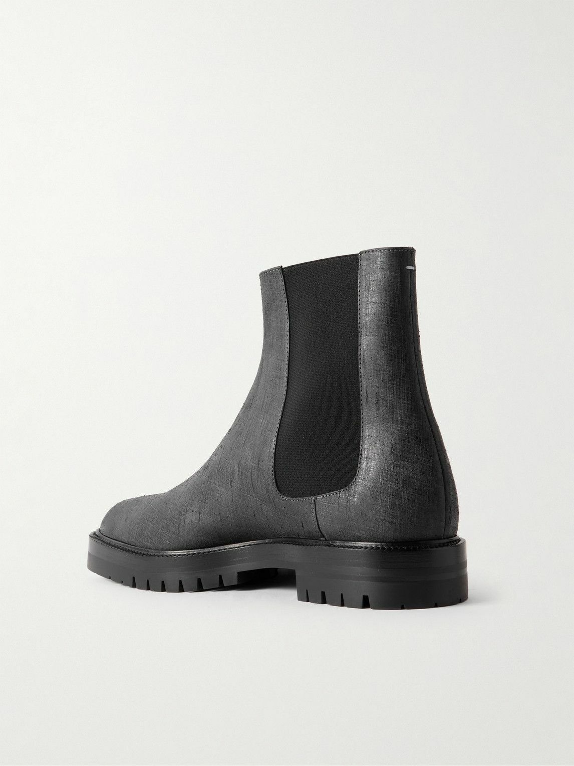 Maison Margiela - Tabi Leather Chelsea Boots - Black