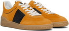 Valentino Garavani Orange & Black Upvillage Low Top Sneakers