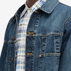 Needles Men's Darts Denim Jacket in Indigo