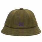 Needles Men's Jacquard Bermuda Hat in Olive