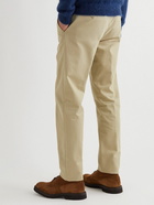 Loro Piana - Tapered Cotton-Twill Chinos - Gray