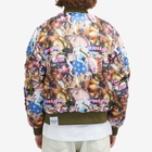 Carne Bollente Men's Desire Connections Reversible Bomber Jacket in Khaki