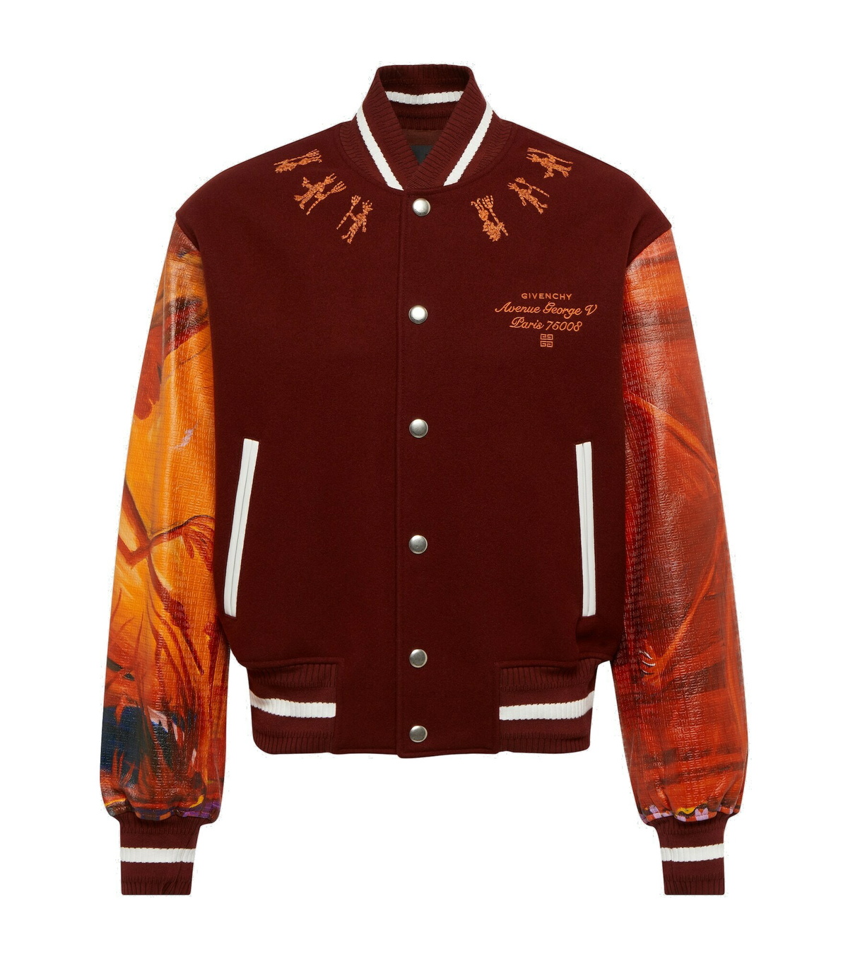 Givenchy - Wool-blend varsity jacket Givenchy