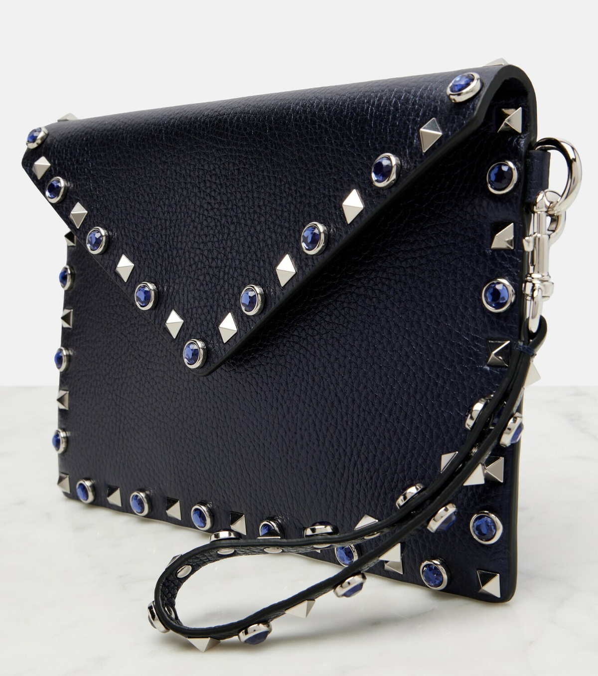 Valentino Garavani Rockstud Medium leather pouch