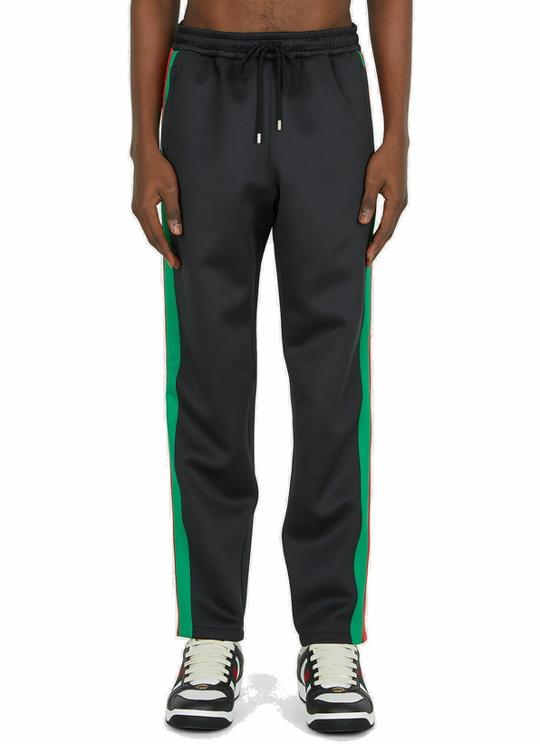 Photo: Web Stripe Track Pants in Black