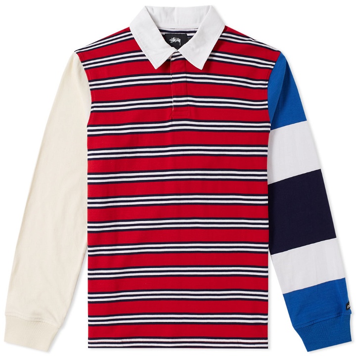 Photo: Stussy Mix Up Rugby Shirt Multi