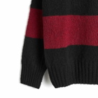 END. x YMC Suedehead Sweater in Plum/Black