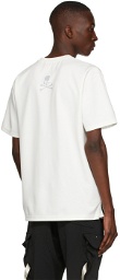 mastermind WORLD White 2 Pockets T-Shirt