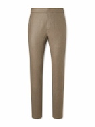 Loro Piana - Leisure City Slim-Fit Virgin Wool and Cashmere-Blend Trousers - Brown
