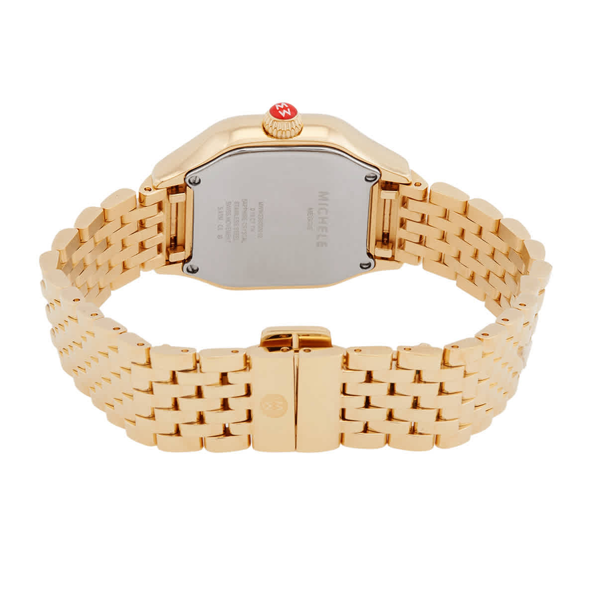Michele Meggie Quartz Diamond White Mother of Pearl Dial Ladies Watch MWW33B000010