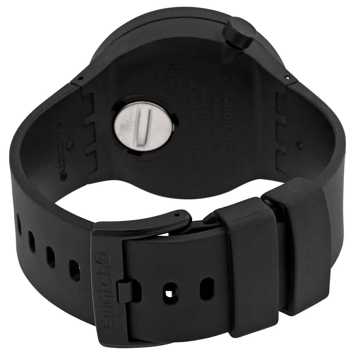 Swatch Bioceramic Quartz Black Dial Mens Watch SB03B100