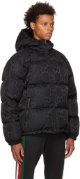 Gucci Black Jumbo GG Down Jacket
