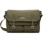 A.P.C. Khaki Archive Messenger Bag