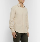 Incotex - Fellini Slim-Fit Cotton-Corduroy Shirt - Neutrals