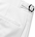 RICHARD JAMES - Slim-Fit Cotton-Twill Suit Trousers - White