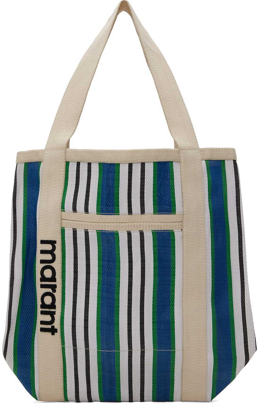 Isabel Marant Beige & Blue Darwen Tote Isabel Marant