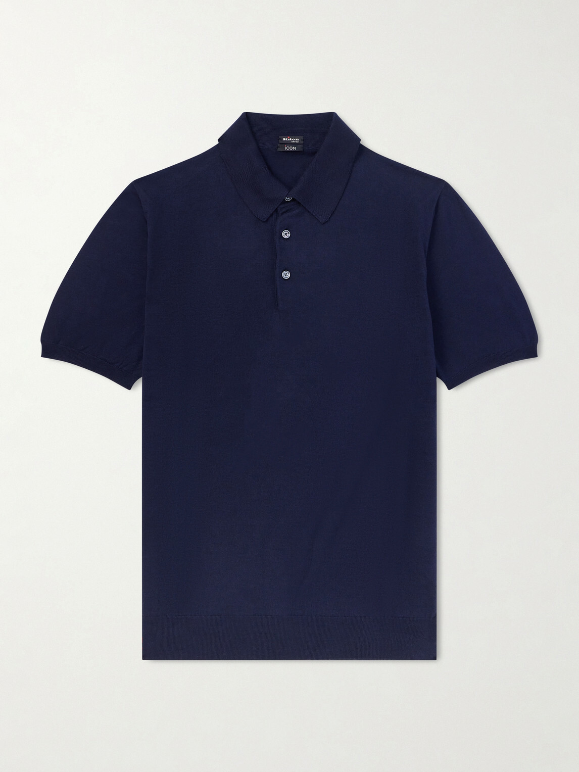 Kiton - Cotton Polo Shirt - Blue