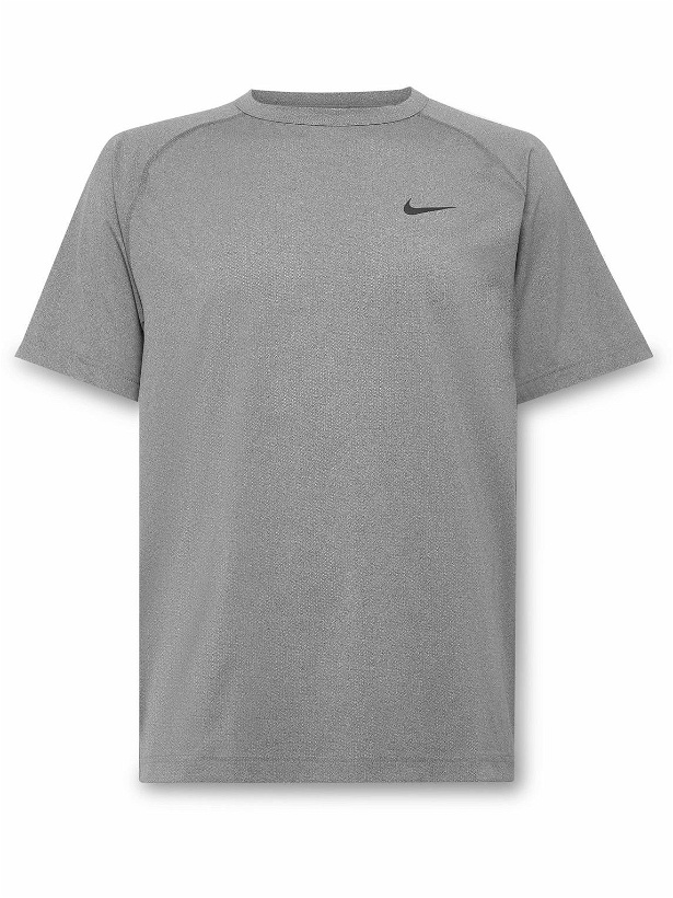 Photo: Nike Training - Logo-Print Dri-FIT T-Shirt - Gray