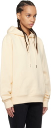 JACQUEMUS Beige 'The embroidered sweatshirt' Hoodie