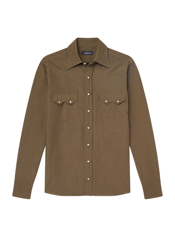 Photo: J. Mueser - Cotton Western Shirt - Brown