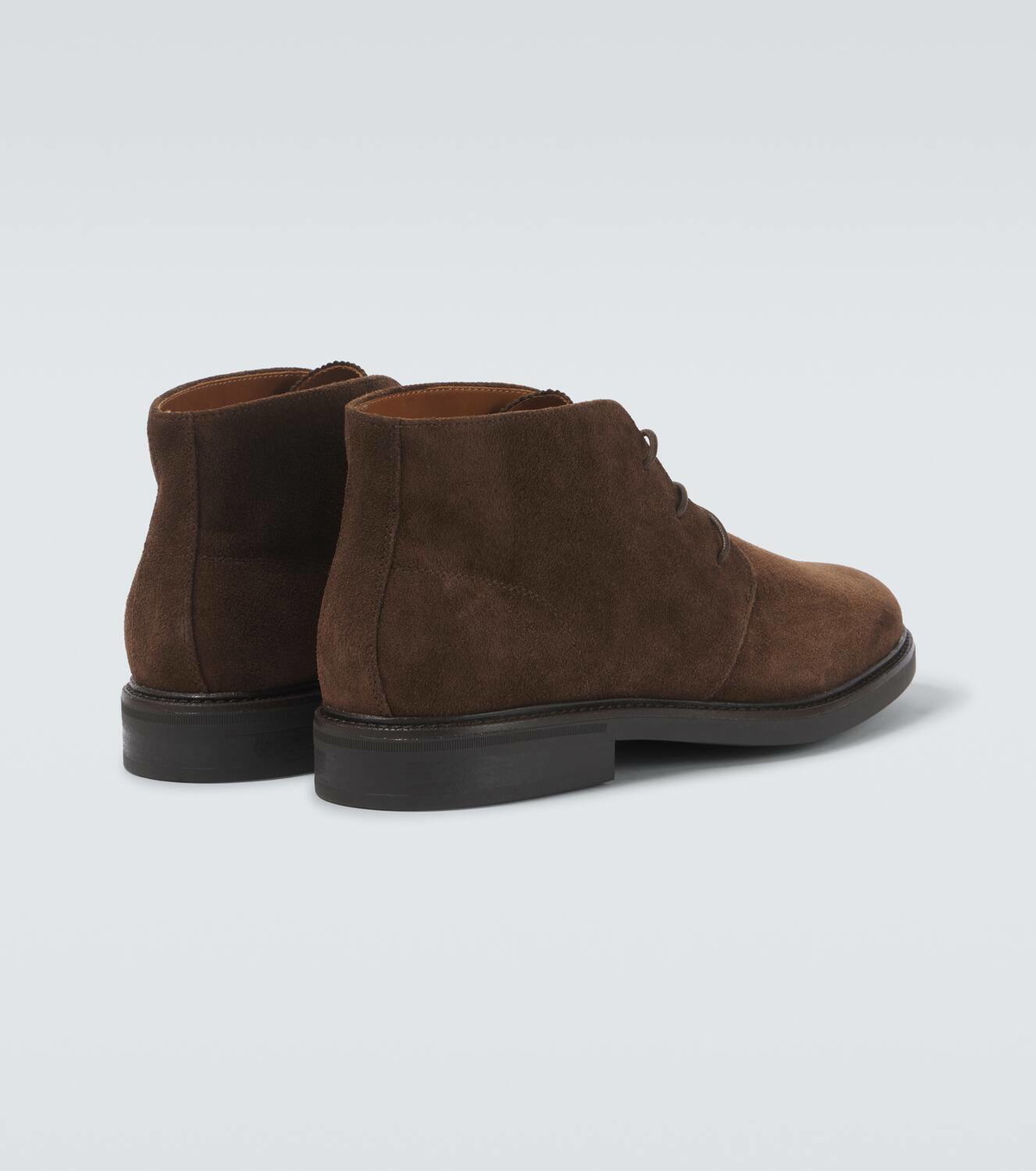 Polo Ralph Lauren Brown Suede Leather Lace Up Chukka Ankle Boots Polo Ralph Lauren Asher lace-up boots Polo Ralph Lauren main image 2