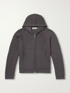 Our Legacy - Level Merino Wool Zip-Up Hoodie - Gray