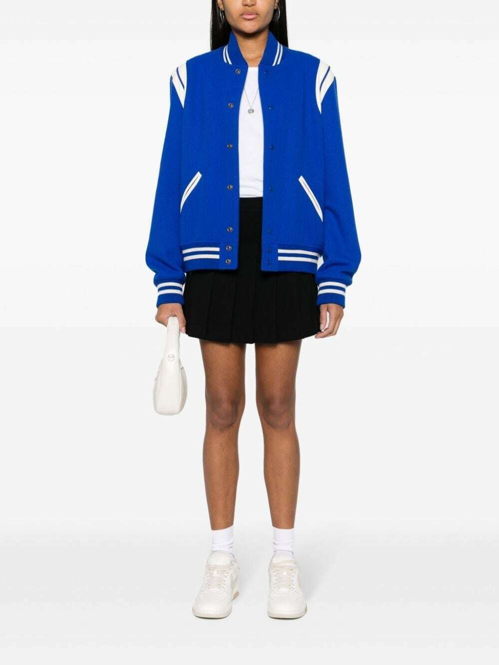 PALM ANGELS - Monogram Pleated Skirt Palm Angels