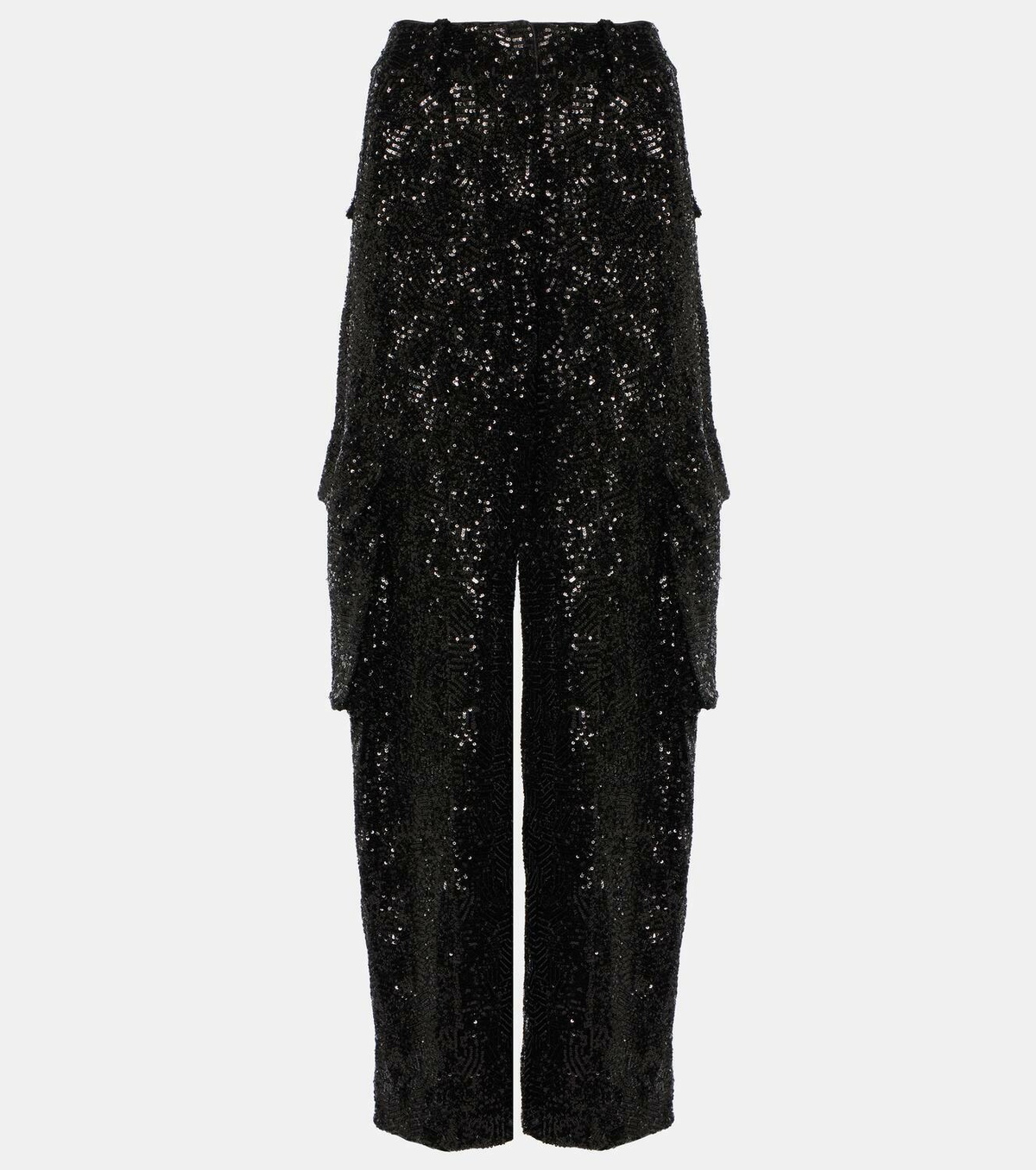 Rotate Birger Christensen Sequined straight cargo pants