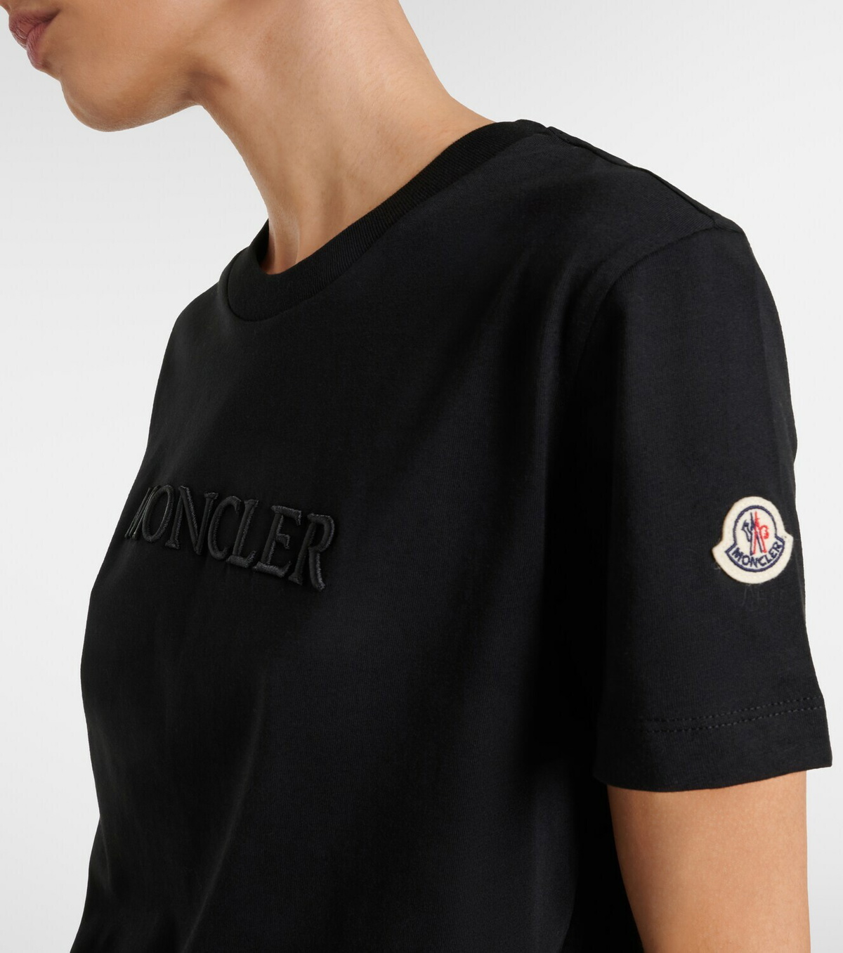 Moncler Logo cotton jersey T-shirt