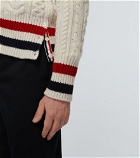 Thom Browne - Cashmere cable-knit cardigan