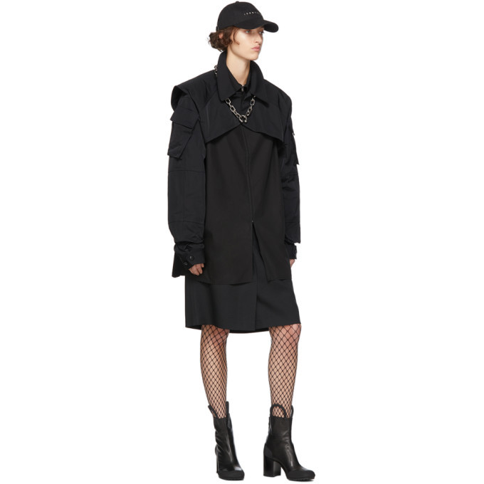 Random Identities Black Shrug Jacket