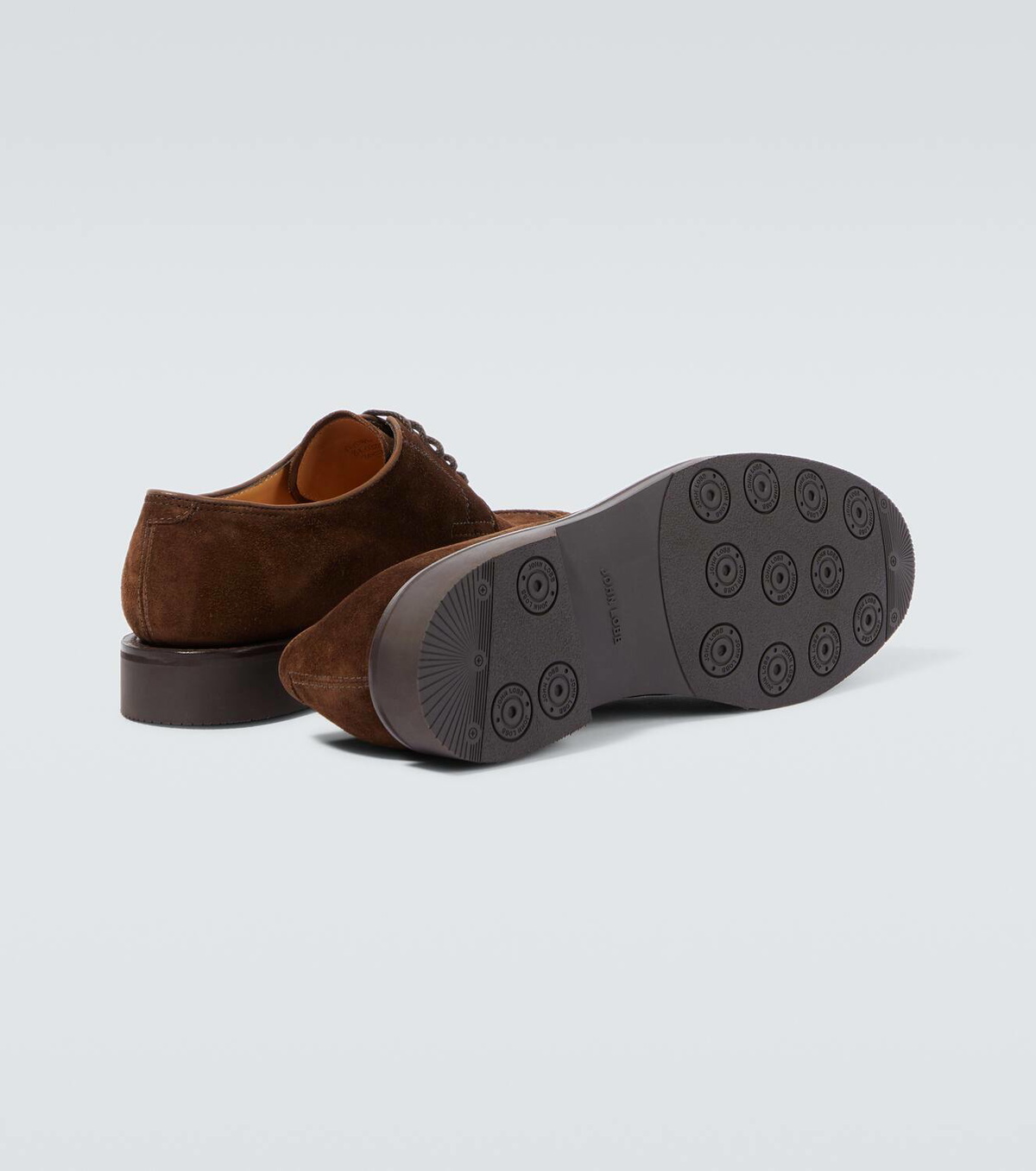 John Lobb Rydal suede Derby shoes