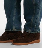 Isabel Marant Bobby suede wedge sneakers