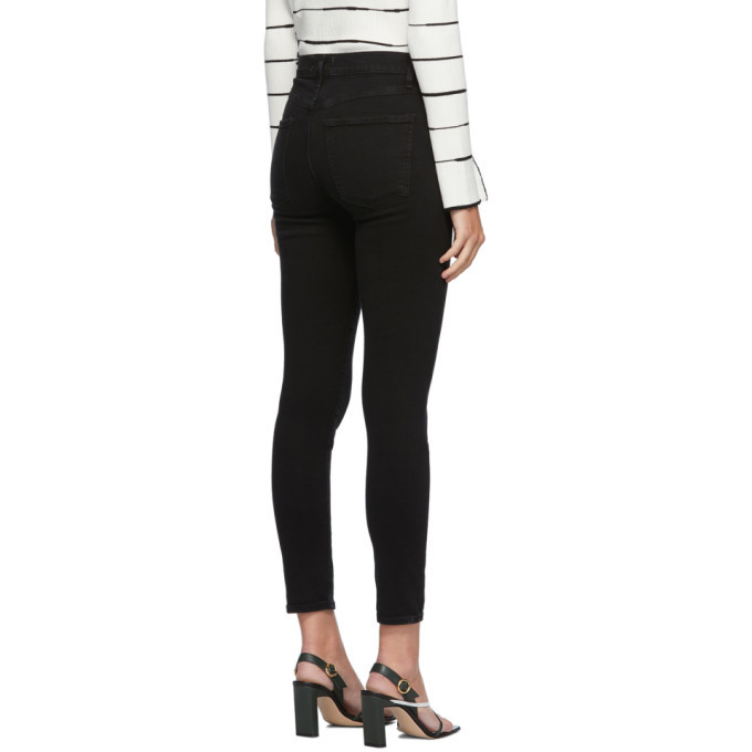 AGOLDE Black Sophie Mid Rise Jeans AGOLDE