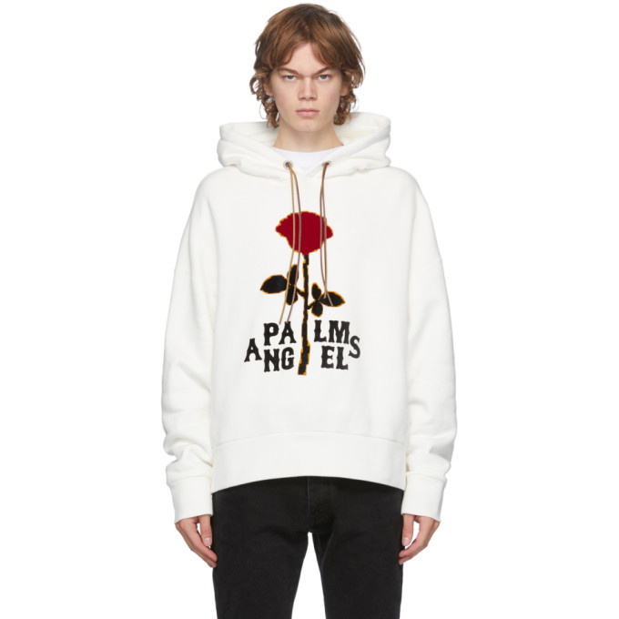 Photo: Palm Angels Off-White Red Rose Hoodie