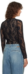 ZIMMERMANN Black Lace Bodysuit