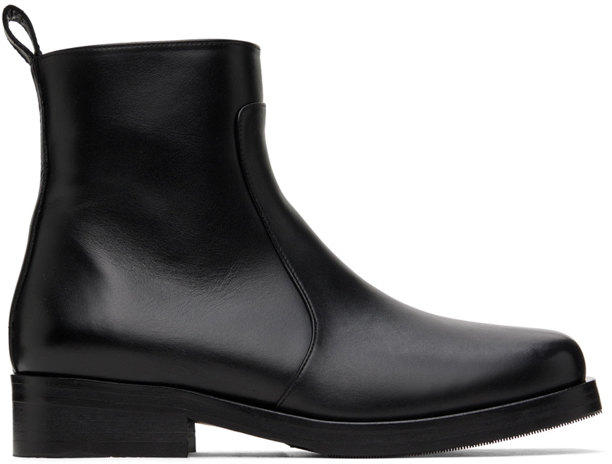 Studio Nicholson Black Square Boots Studio Nicholson