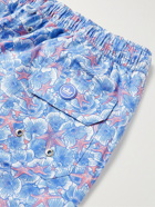 Peter Millar - Long-Length Printed Swim Shorts - Blue