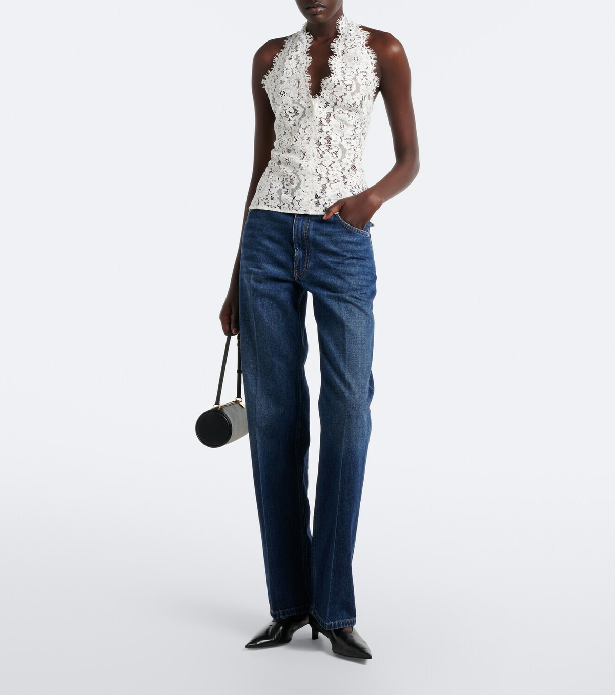 Stella McCartney Faded straight jeans