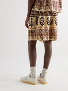 STORY MFG. - Bridge Floral-Print Organic Cotton-Voile Drawstring Shorts - Neutrals - M