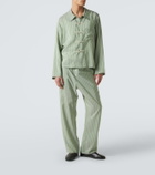 Bode Sylvan striped silk shirt