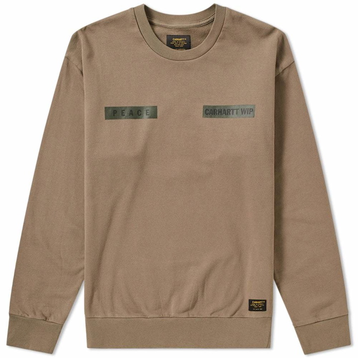 Photo: Carhartt Peace Sweat Brown