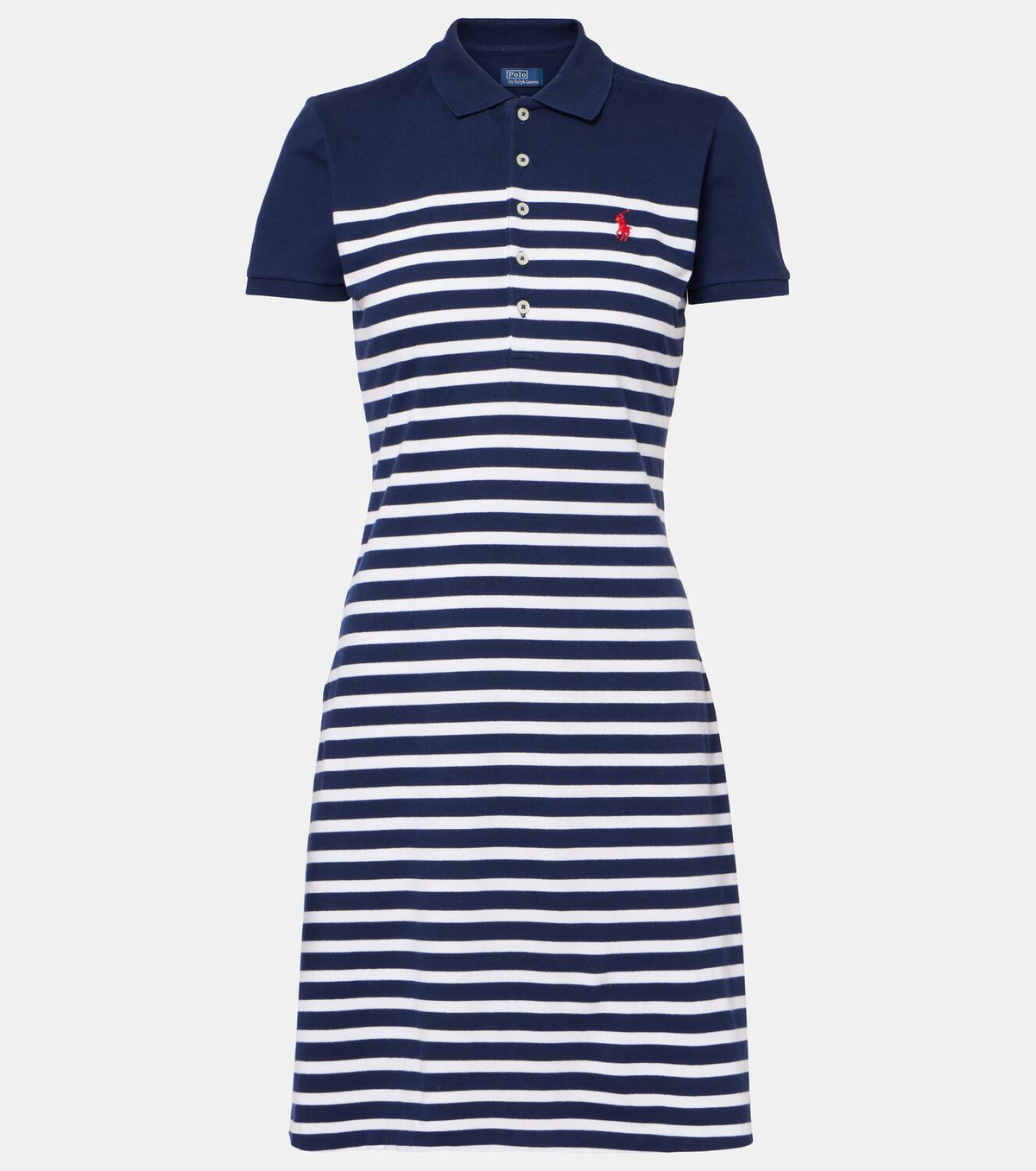 Polo Ralph Lauren Striped cotton-blend polo dress