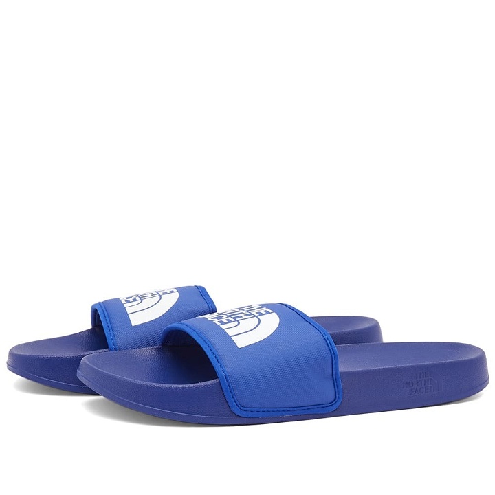 Photo: The North Face Men's Base Camp Slide III in Lapis Blue/White