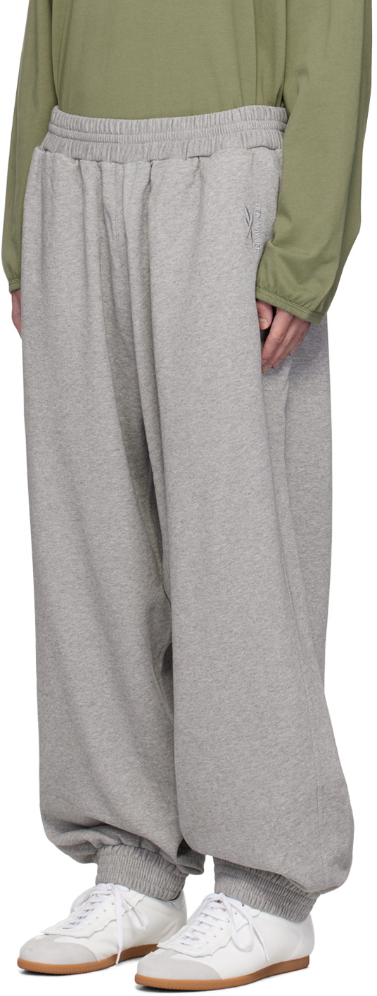 Hed Mayner Gray Reebok Edition Sweatpants
