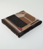 Gucci Jacquard wool and cashmere blanket