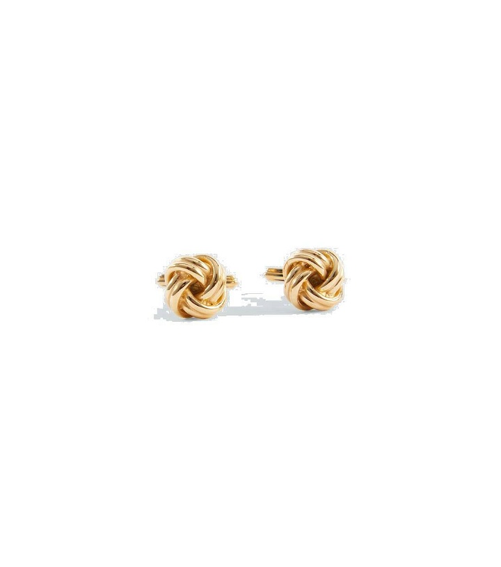 Photo: Lanvin Gold-plated cufflinks