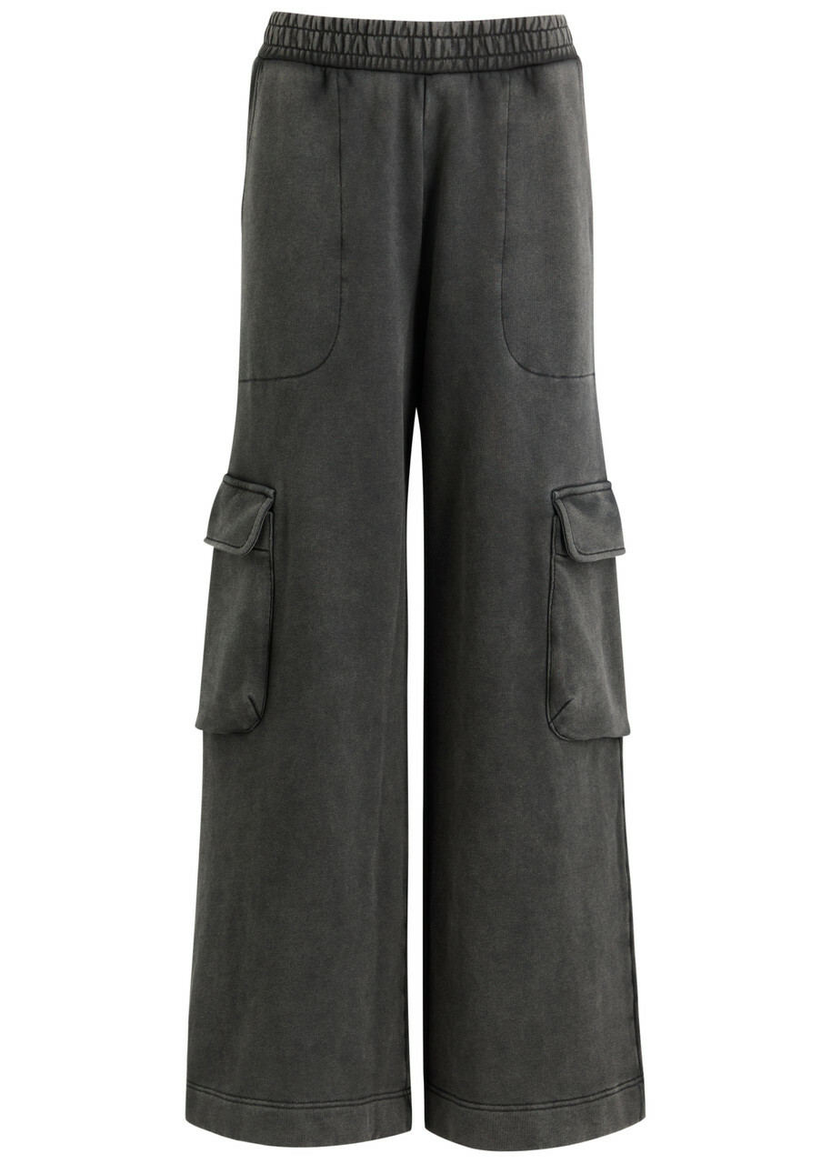 Represent Monster Cotton Cargo Sweatpants Dark Grey